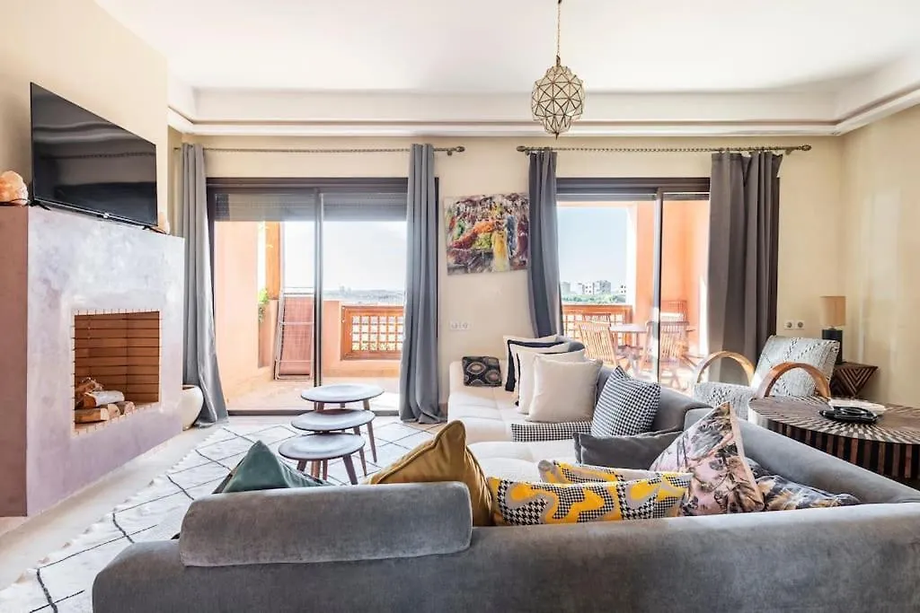 Marrakech Flat With Swimming Pool & Sunny Garden Apartment Marrakesh