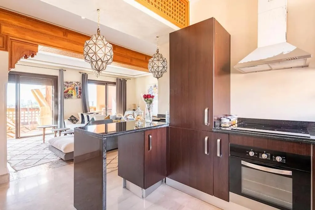 Marrakech Flat With Swimming Pool & Sunny Garden Apartment Marrakesh 0*,  Morocco