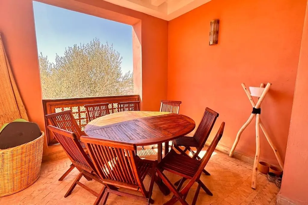 Marrakech Flat With Swimming Pool & Sunny Garden Apartment Marrakesh