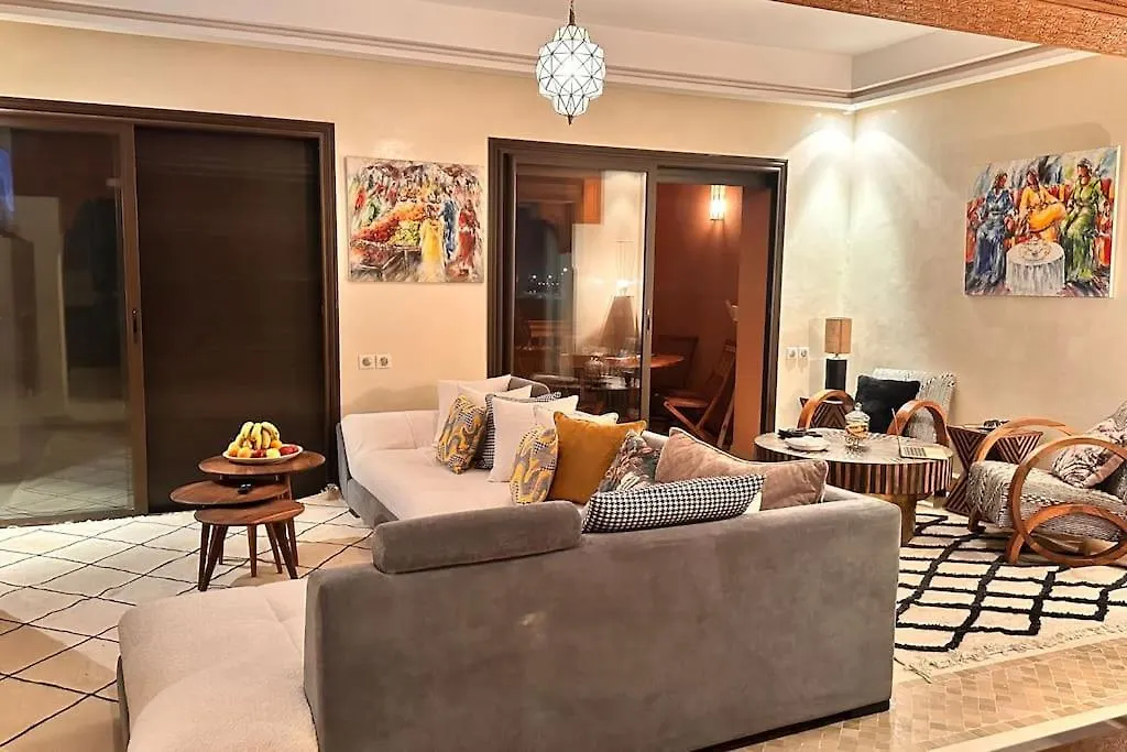 Marrakech Flat With Swimming Pool & Sunny Garden Apartment Marrakesh