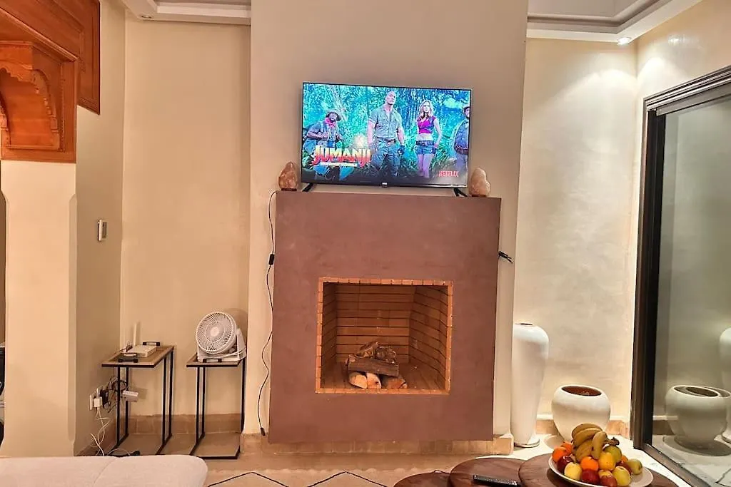 Marrakech Flat With Swimming Pool & Sunny Garden Apartment Marrakesh