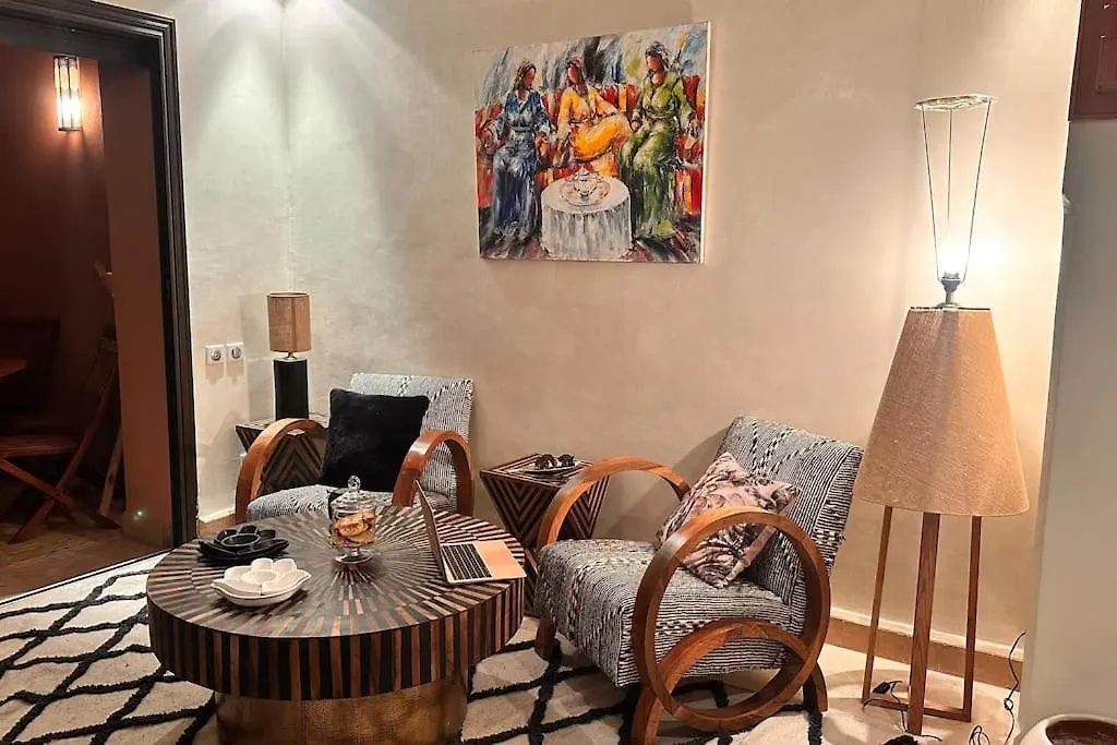 Marrakech Flat With Swimming Pool & Sunny Garden Apartment Marrakesh
