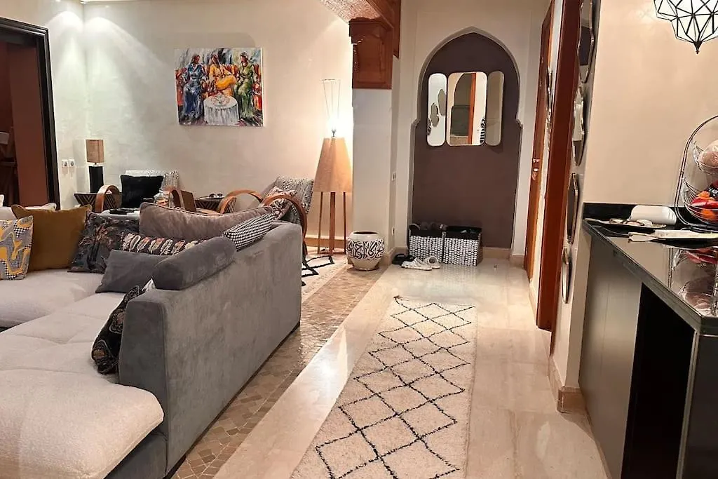 Marrakech Flat With Swimming Pool & Sunny Garden Apartment Marrakesh Morocco