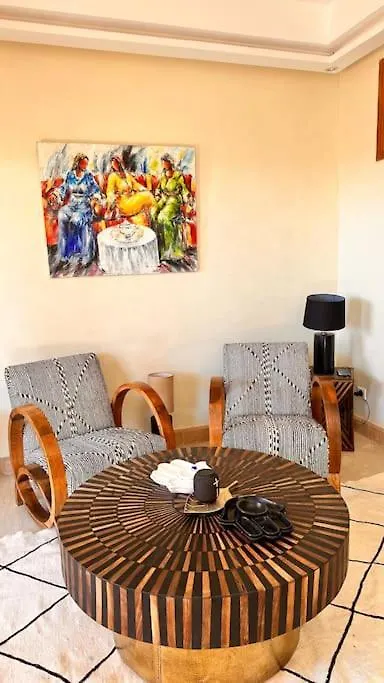 Marrakech Flat With Swimming Pool & Sunny Garden Apartment Marrakesh